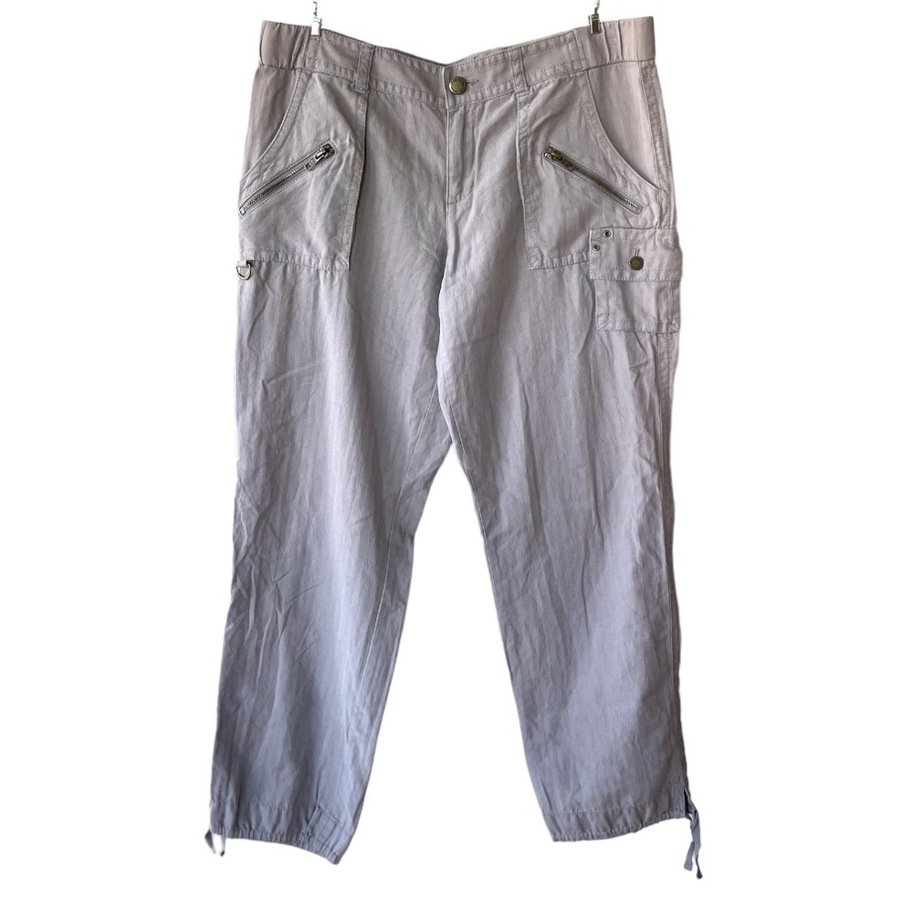 Vintage Y2K Juicy Couture Light Purple Low Rise Cargo Utility Jogger Pant Size 8